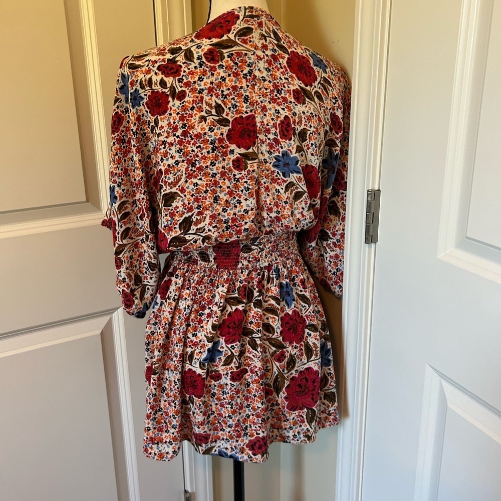 O'Neill amaze Floral shorts and wide sleeve Jumpsuit romper - Picture 11 of 13